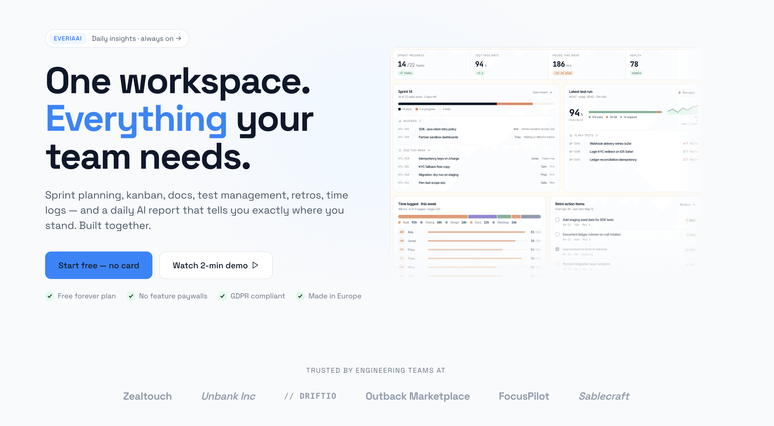 Everia platform preview